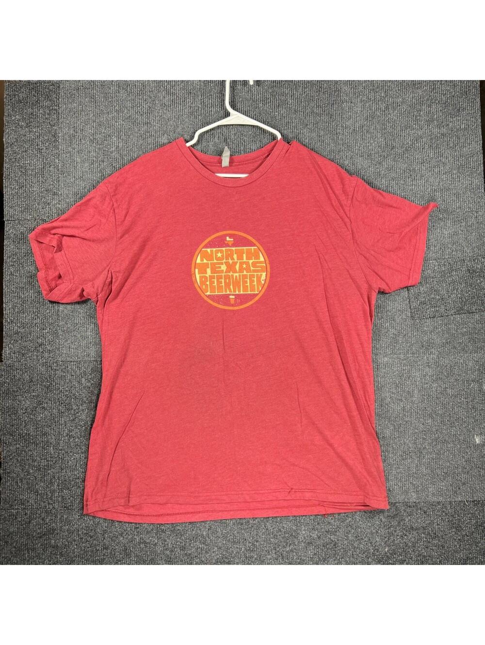 North Texas Beerweek Red T-shirt XL/2XL? Craft beer - 0014-1B